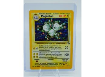 MAGNETON Fossil Set Holographic Pokemon Card!! (3!)