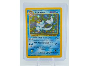 VAPOREON Jungle Set Holographic Pokemon Card!! (3)