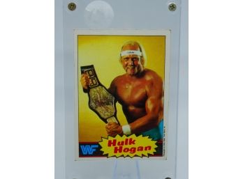 1985 Topps WWF HULK HOGAN #1 Yellow Background Card!!!