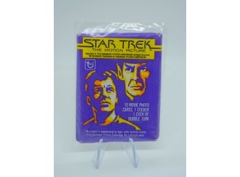Awesome Find!!! Sealed 1979 Topps STAR TREK The Motion Picture Wax Pack!
