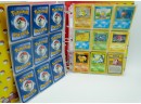 FULL POKEMON BASE SET 102 Of 102 CARDS!!!! WOW!! Comes In Vintage Binder As Pictured!