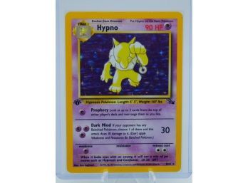1ST EDITION HYPNO Fossil Set Holographic Pokemon Card!!