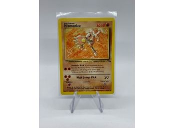 Hitmonlee Non-Holo Rare Pokemon Card (Fossil Series)