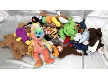 LOT OF ASSORTED BEANIE BABIES-B32