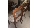 (Z-16) LOT OF TWO VINTAGE CHAIRS -
