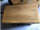 (GG) ANTIQUE WOODEN WASH TABLE-MEASURES APPROX. 30 X 16 X 28 INCHES