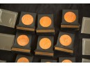 (ZZZ) Set Of 10 Bronze Medalion Coins-us Presidents 6 Presidents And 4 Duplicates