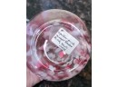 (C-20) LOT OF 3 ANTIQUE PINK SPLATTER GLASS PIECES - SUGAR SHAKER, TUMBLER & SYRUP  4' -8' EA.