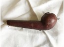 (G-5) ANTIQUE  PIPE  WITH FITTED LEATHER CASE - 6'