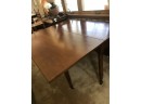 (D-19) ANTIQUE DROP LEAF - GATE LEG TABLE - 45' WIDE -COMPLETELY OPEN 66' LONG -28' HEIGHT