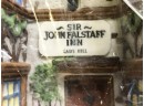 (Z-30) - LOT OF 4 VINTAGE DEPT. 56 CHRISTMAS HOUSES-ROYAL COACH, OLD PUPPETEER, BRINGING FLEECES TO THE MILL,