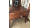 (D-24) VINTAGE WOOD OCCASIONAL TABLE WITH DRAWER - 19' WIDE BY 18' DEEP BY 27' HIGH