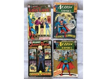 (E49) LOT OF 4 SUPERMAN COMICS-JIMMY OLSEN 80 PG-3 REGULAR SUPERMAN COMICS