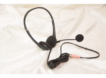 (C3) VINTAGE VANSONIC COMPUTER HEADPHONES AND SPEAKER WITH SMALL AUDIO PLUG PREOWNED