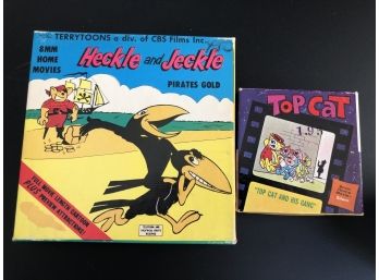 (E62) LOT Of 2 Vintage 8mm Movies- Heckle And Jeckle 'Pirates Gold' 'And Top Cat And His Gang'
