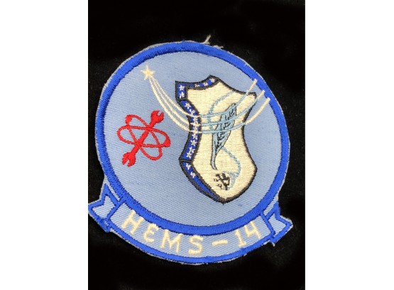 (P3) 4 INCH USMC H&M-14 AIR WING MILITARY EMBROIDERED PATCH