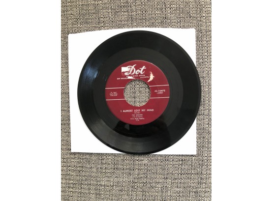 (r29) PAT BOONE-45 RPM RECORD-'IM IN LOVE WITH YOU' AND 'I ALMOST LOST MY MIND'
