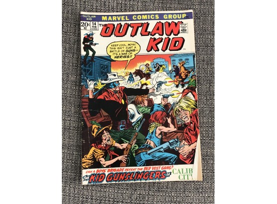 (C1) FEBRUARY 1973 DC COMIC-THE OUTLAW KID'