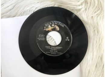 (R4) EDDIE FISHER-45 RECORD-'FANNY & COUNT YOUR DREAMS'