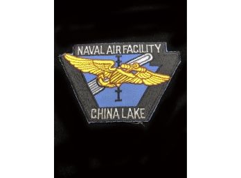 (P10) NAVAL AIR FACILITY CHINA LAKE CALIFORNIA PATCH-MEASURES APPROX. 5 X 3 1/2 INCHES