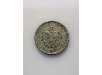 (D8) 1920 CUBA -1 CENTAVO COIN
