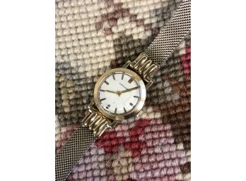 LONGINES 14K GOLD LADIES WATCH WITH GOLD FILLED BRACELET