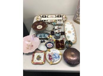 MIXED LOT OF VINTAGE PORCELAIN INCLUDING LIMOGES 26 PIECES IN TOTAL