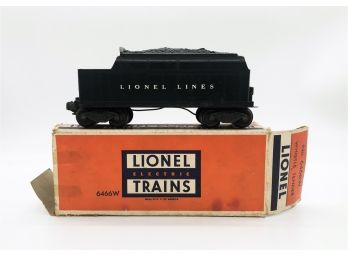 A-61- LIONEL NO. 6466 WHISTLE  TENDER  TRAIN - WITH BOX - 9.5'