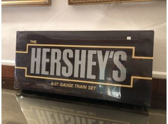 B-2- THE HERSHEY'S O-27 GAUGE TRAIN SET - NEW IN BOX - SIX UNIT ELECTRIC SET - NEVER OPENED