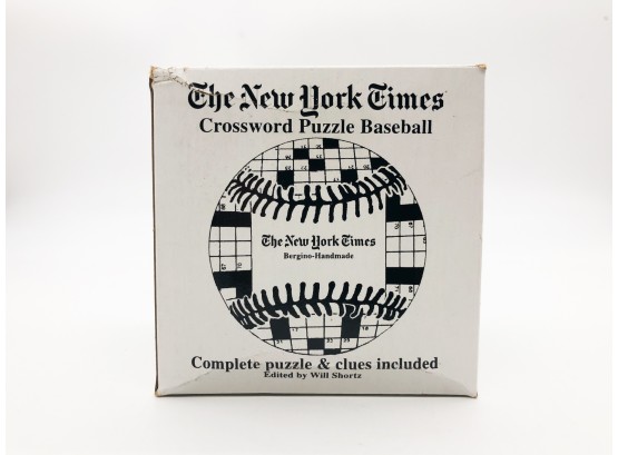 2A-48- New York Times CROSSWORD PUZZLE BASEBALL - NEW IN BOX -