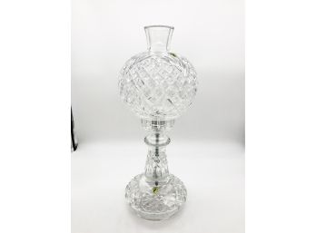 (2A-122) WATERFORD CRYSTAL 2 PIECE ELECTRIC LAMP-CUT GLASS-IRELAND-NEW IN BOX