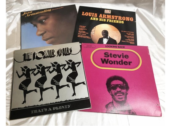 LOT OF 4 LPS-BLACK ROCK AND JAZZ ARTISTS- A23