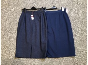 2 DARA LAMB, NYC BOUTIQUE LADIES SKIRTS - NEW WITH TAGS- ITALY -RETAIL IS $695 EA. SIZE 40- (E23)