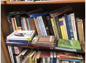 SHELF OF ASSORTED BOOKS- PLEASE SEE PHOTOS-C4