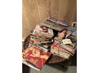 LOT OF VINTAGE PLAYBOY MAGAZINES - APPROX. 40- CIRCA 1980S  1990S- B37
