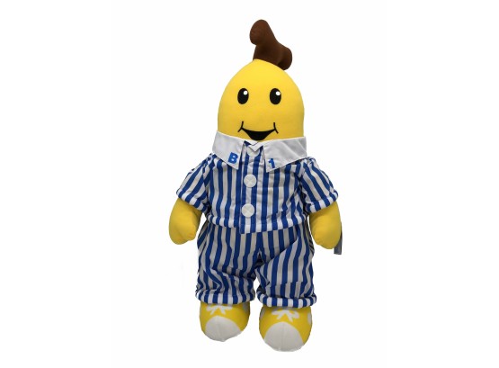 (138) TOMY 'BANANAS IN PAJAMAS' BIG PLUSH TOY - DOLL - 33' TALL - NEW OLD STOCK
