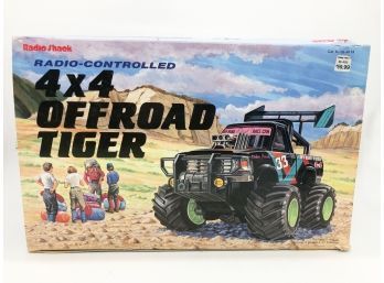 (56) RADIO SHACK - RADIO CONTROLLED 4 X 4 OFF ROAD TIGER - NEW OLD STOCK IN BOX