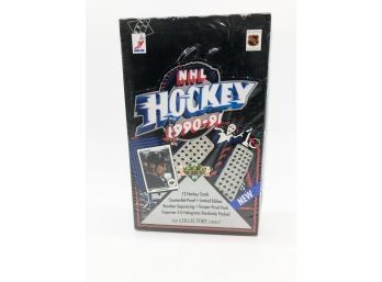(8) SEALED BOX OF  'UPPER DECK' NHL HOCKEY CARDS - 1990-'91 - HOLOGRAMS, LIMITED EDITION-  FACTORY SEALED