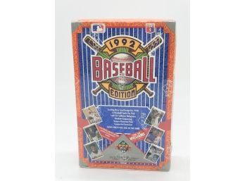 (34) SEALED 1992 BOX OF BASEBALL CARDS - UPPER DECK 'THE COLLECTOR'S CHOICE'