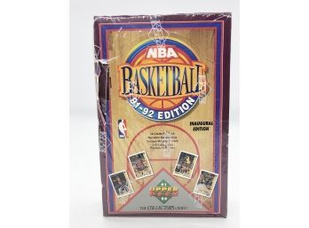 (162) UPPER DECK 1991-'92 NBA 'INAUGURAL EDITION' COLLECTOR CARDS - FACTORY SEALED BOX - MICHAEL JORDAN