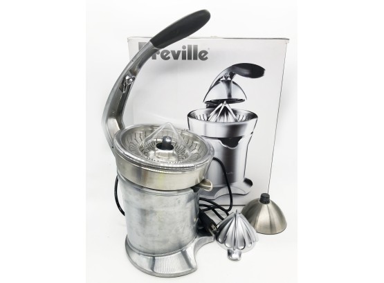 (87) BREVILLE CITRUS JUICER / PRESS - '800CPXL' - LOOKS NEVER USED- WITH BOX