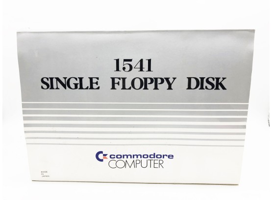 (66) VINTAGE COMMODORE SINGLE DRIVE FLOPPY DISK MODEL #1541 - NEW OLD STOCK IN BOX