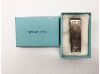 (79) AUTHENTIC VINTAGE TIFFANY CO. SERIES 1837 STERLING SILVER MONEY CLIP