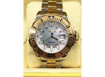(117) INVICTA PRO DIVER MEN'S WATCH-MODEL 17723-PEARL DIAL -24J-NEW OLD STOCK-WORKS