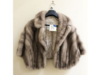 (B28) FUR STOLE BY LAURETTE OF WOODMERE NY-FULLY LINED