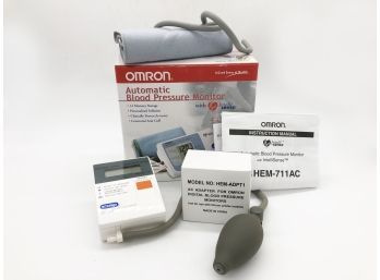 (45) OMRON AUTOMATIC BLOOD PRESSURE MONITOR - NEW IN BOX