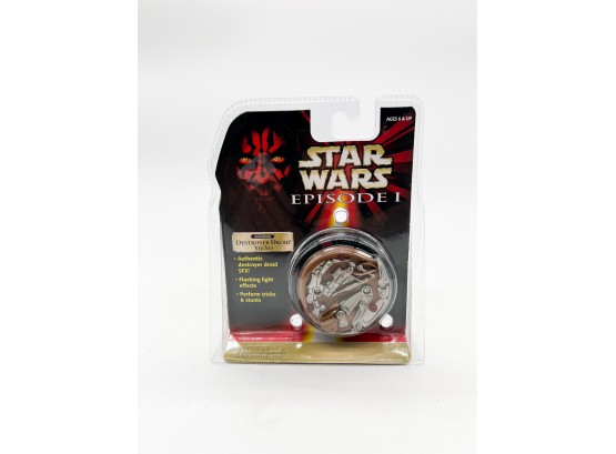 A-17- Star Wars  EPISODE 1 DESTROYER DROID YOYO IN UNOPENED PACKAGE