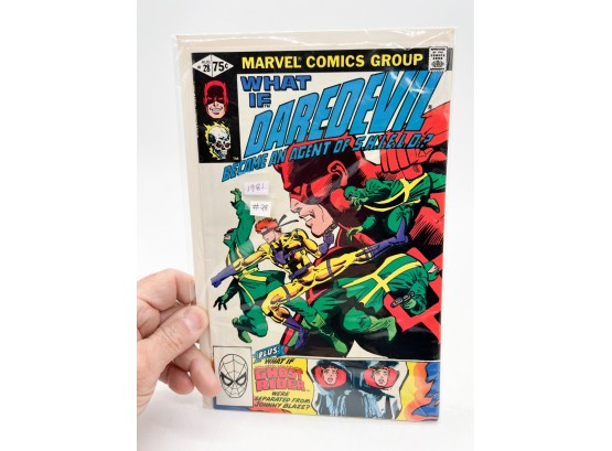 (111) VINTAGE 'DAREDEVIL COMIC BOOK 1981 #28 BECAME AN AGENT OF SHIELD
