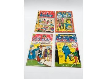 (CB172) LOT OF 4 VINTAGE ARCHIE COMICS-#16 1967, #73, #62, #156 ALL 1968