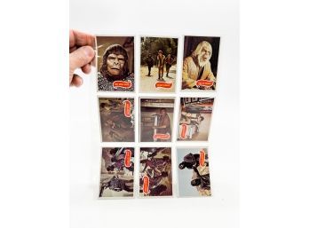A-80- ORIGINAL 1967 'PLANET OF THE APES' 10 COLLECTOR CARD LOT
